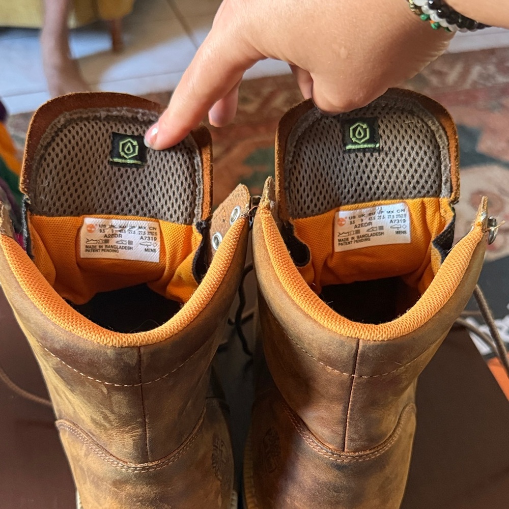 Timberland Rustic Brown Leather Boots